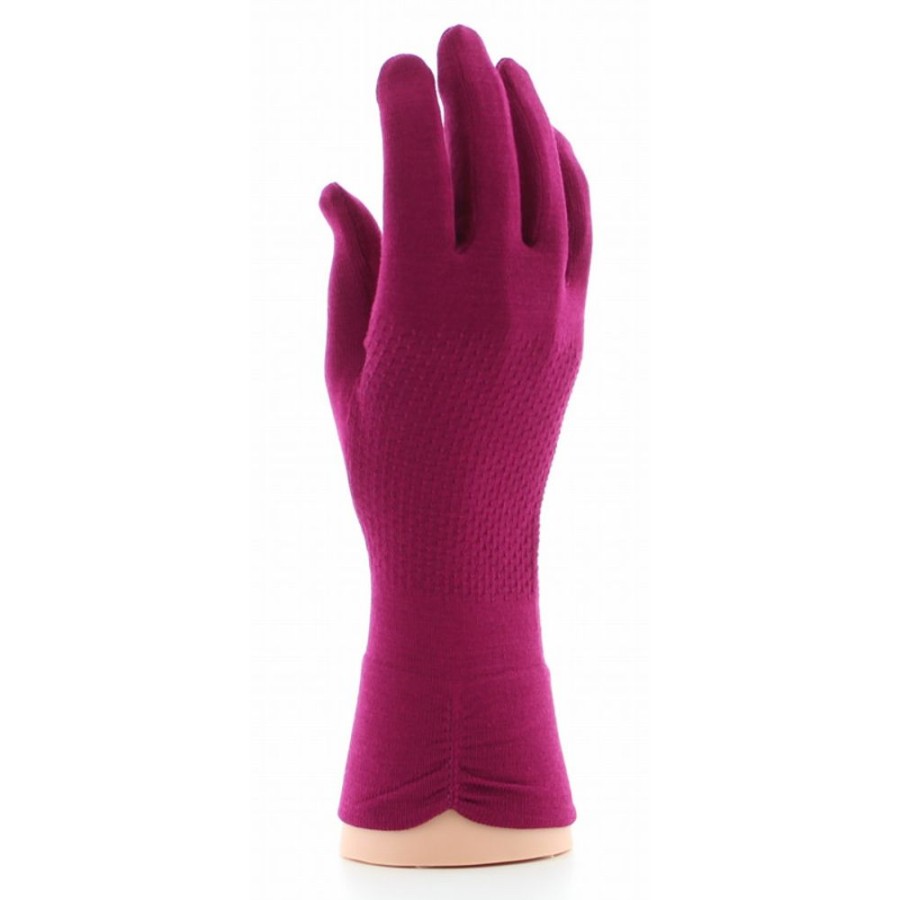 Femme BERTHE AUX GRANDS PIEDS Gants | Gants En Soie Rose