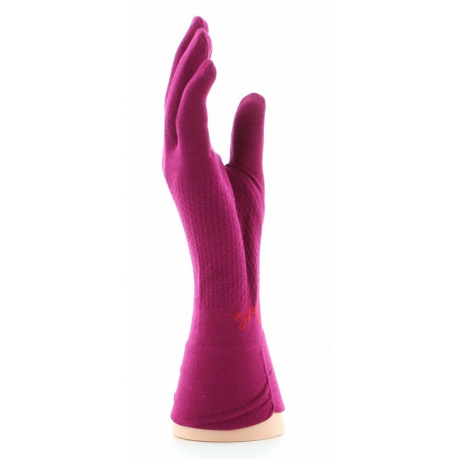 Femme BERTHE AUX GRANDS PIEDS Gants | Gants En Soie Rose