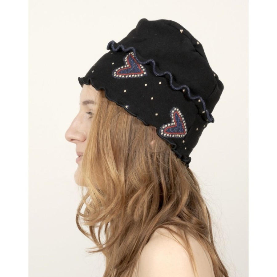 Femme BERTHE AUX GRANDS PIEDS Bonnets | Bonnet Femme Coton Coeur