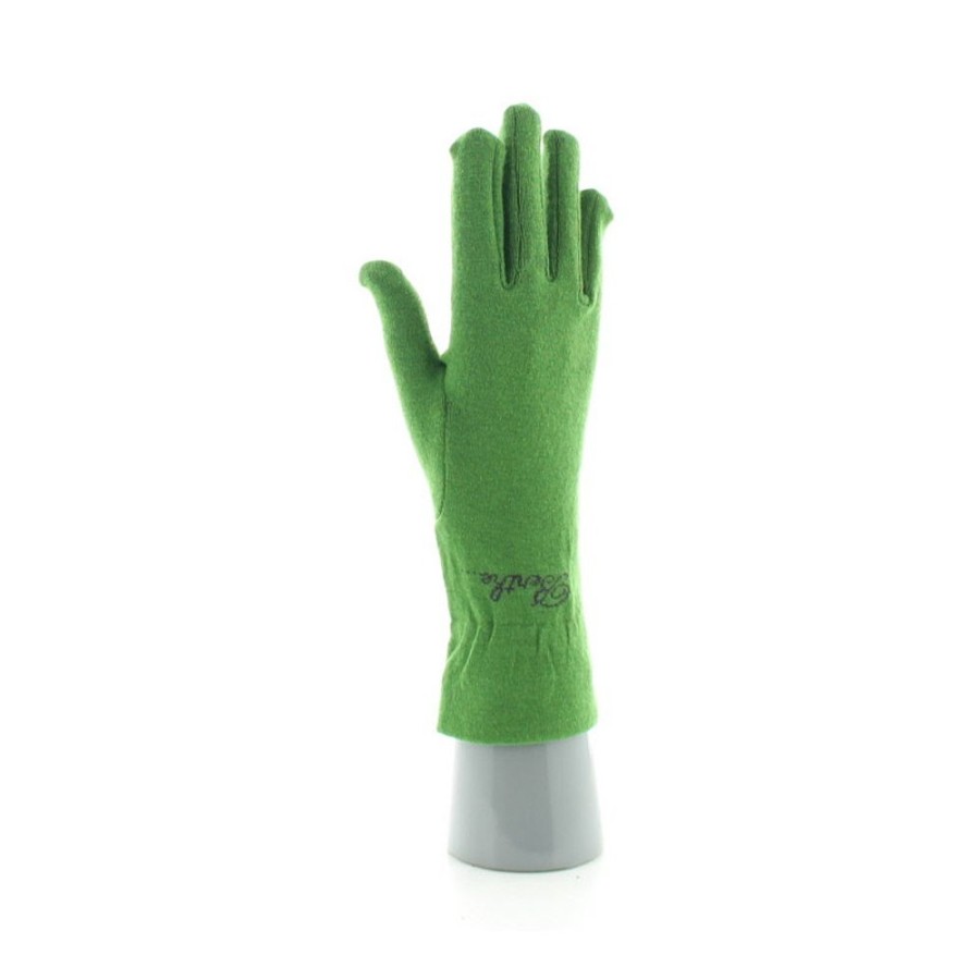 Femme BERTHE AUX GRANDS PIEDS Gants | Gants Cachemire Vert