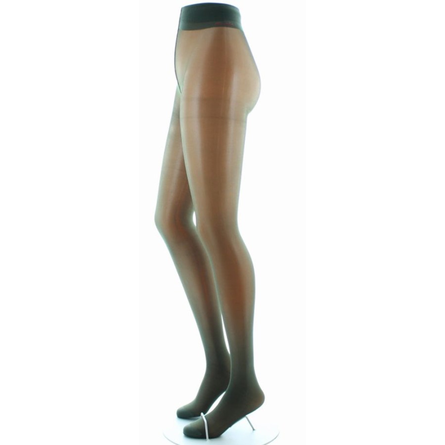 Femme BERTHE AUX GRANDS PIEDS Collants | Collants Semi-Transparents - Couleur Kaki