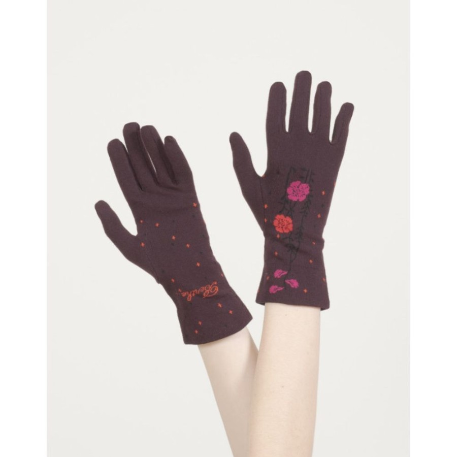 Femme BERTHE AUX GRANDS PIEDS Gants | Gants Femme Coton Couleurs D'Automne