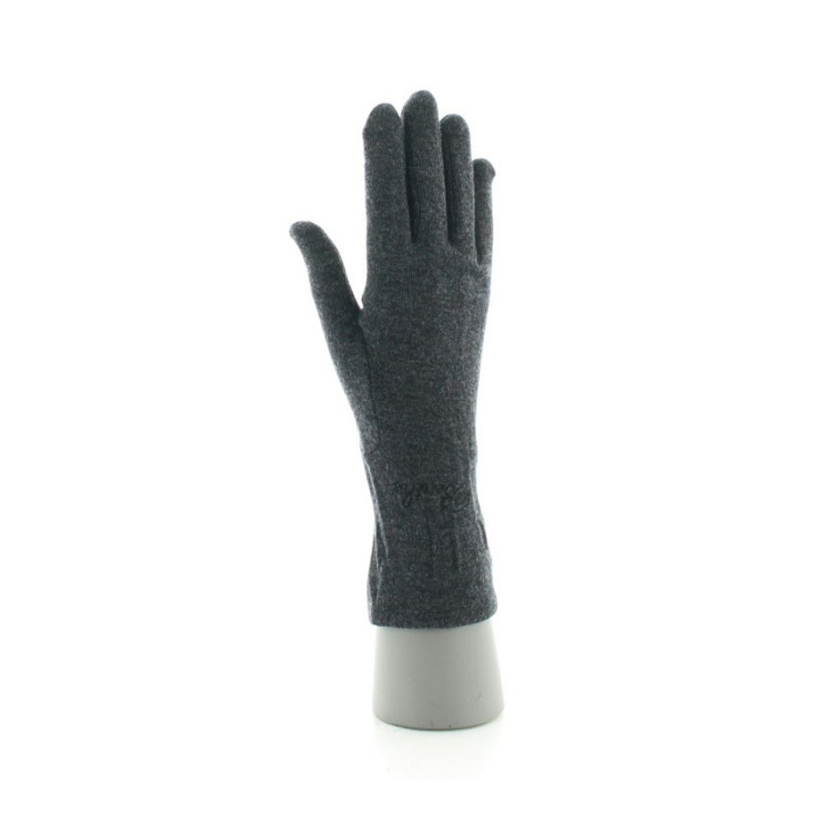 Femme BERTHE AUX GRANDS PIEDS Gants | Gants Cachemire Anthracite