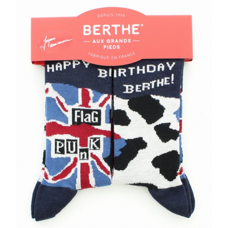 Femme BERTHE AUX GRANDS PIEDS Chaussettes | Pack Chaussettes Happy Birthday Berthe