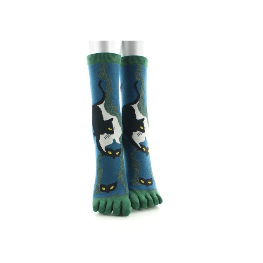 Homme BERTHE AUX GRANDS PIEDS Chaussettes A Doigts | Chaussettes A Doigts De Pieds Le Chat