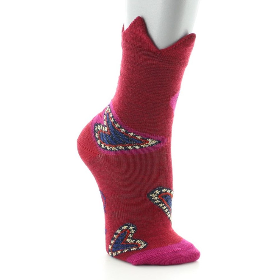 Homme BERTHE AUX GRANDS PIEDS Chaussettes | Chaussettes Bebe Laine Peignee Coeur Et Couronne