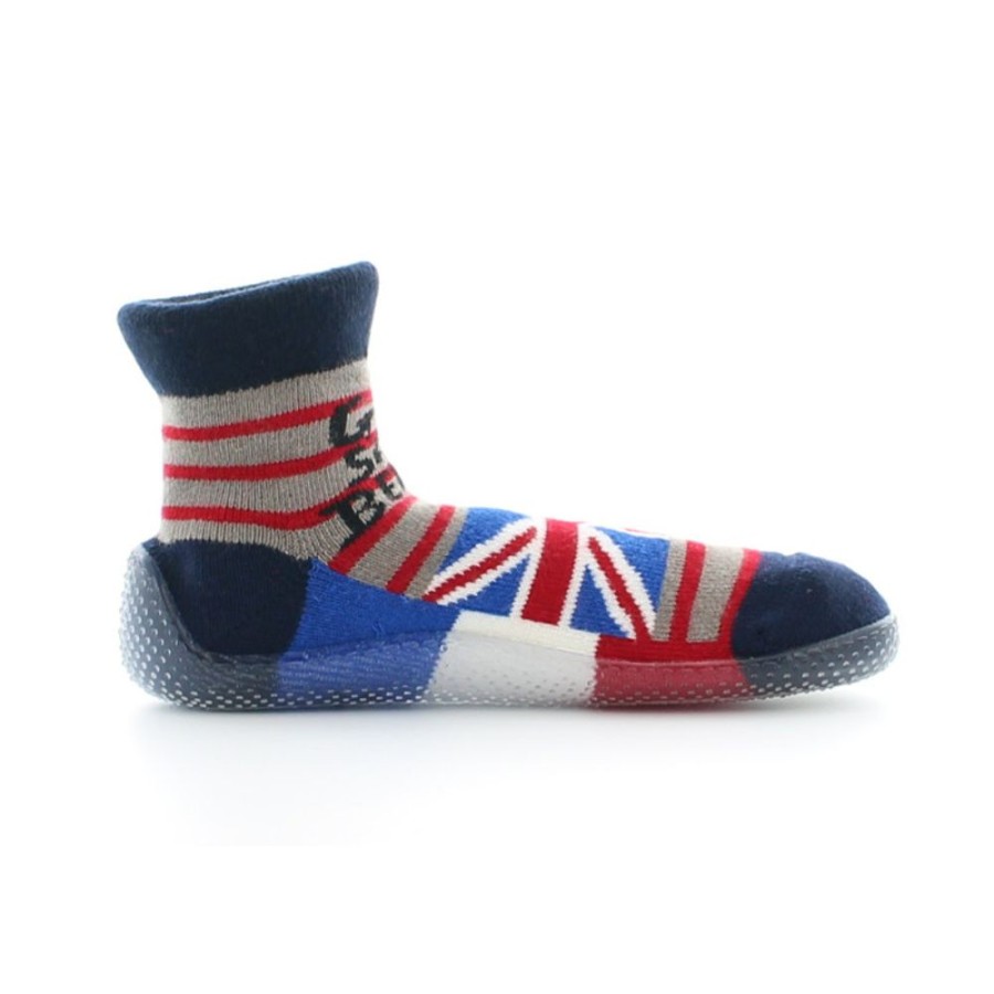 Homme BERTHE AUX GRANDS PIEDS Chaussons Chaussettes | Les Berthe Shoes God Save Berthe