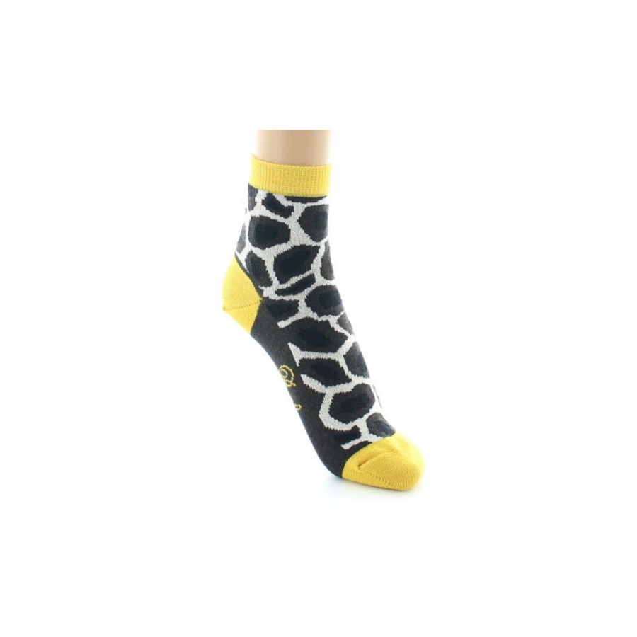 Femme BERTHE AUX GRANDS PIEDS Chaussettes | Chaussettes Courtes Taches De Girafe