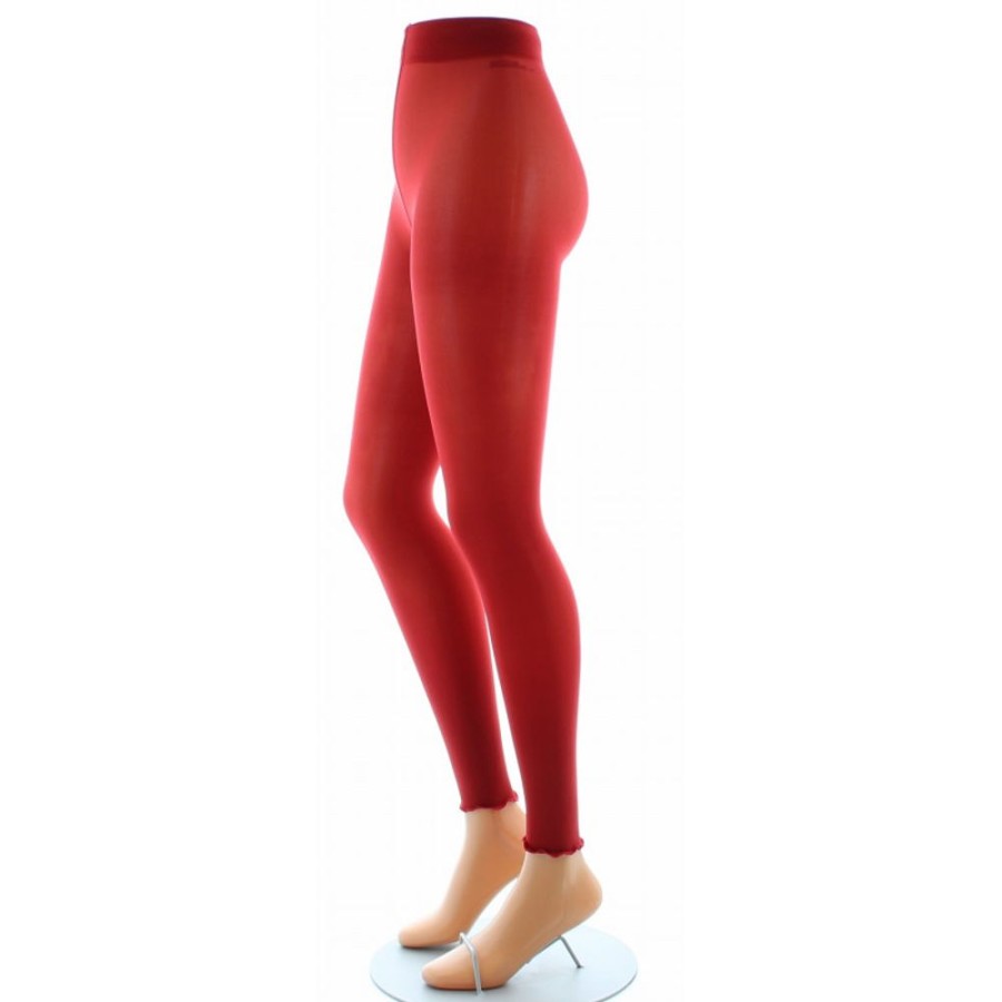 Femme BERTHE AUX GRANDS PIEDS Leggings | Leggings Femme Berthe Fins Rouge