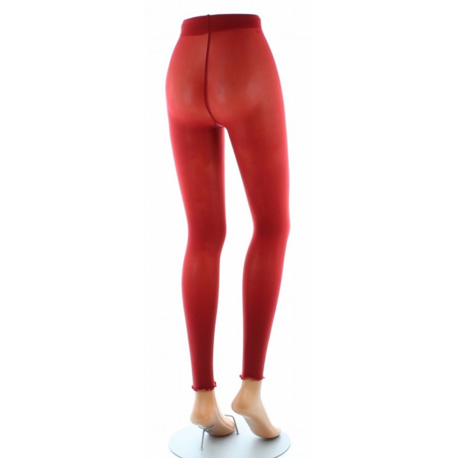 Femme BERTHE AUX GRANDS PIEDS Leggings | Leggings Femme Berthe Fins Rouge