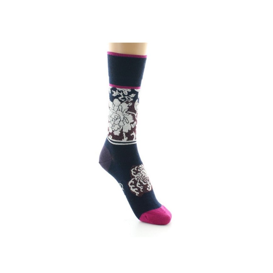 Femme BERTHE AUX GRANDS PIEDS Chaussettes | Chaussettes Femme Laine Peignee Kimono