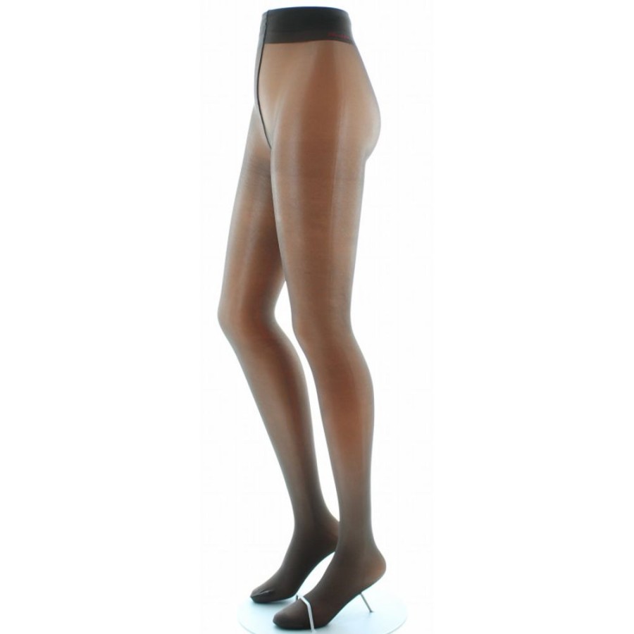 Femme BERTHE AUX GRANDS PIEDS Collants | Collants Semi-Transparents - Couleur Expresso