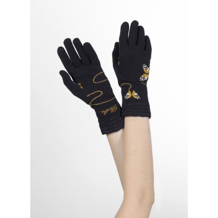 Femme BERTHE AUX GRANDS PIEDS Gants | Gants L'Envol De Papillons