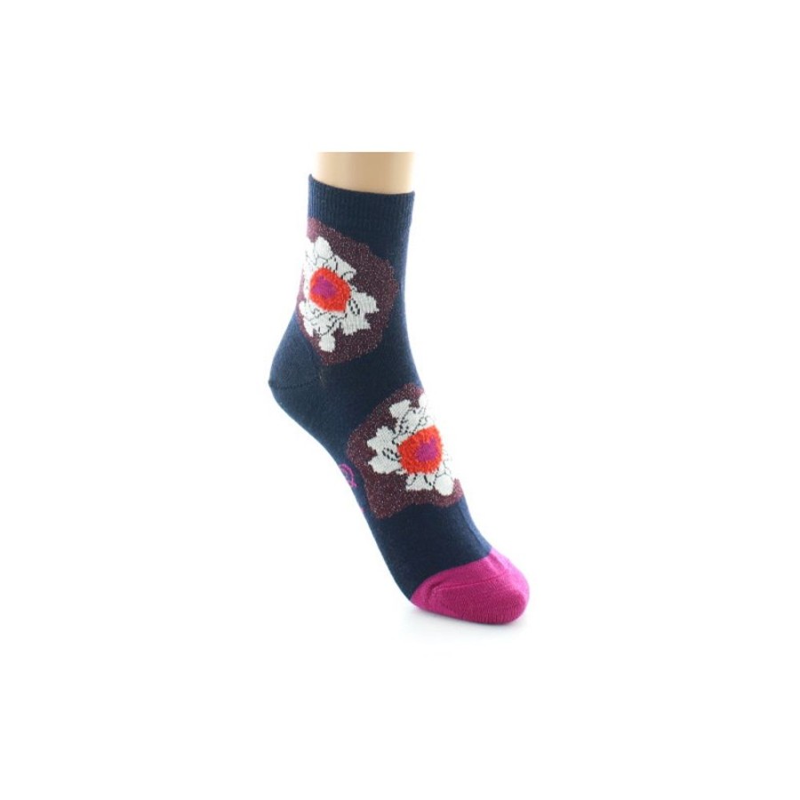 Femme BERTHE AUX GRANDS PIEDS Chaussettes | Chaussettes Courtes Petales Et Pistils