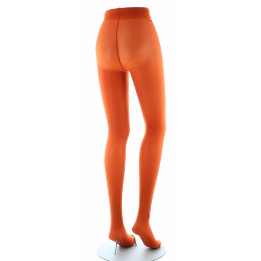 Femme BERTHE AUX GRANDS PIEDS Collants | Collants Semi-Opaques Orange