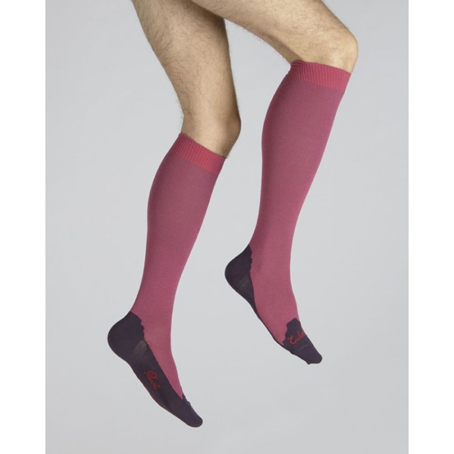 Homme BERTHE AUX GRANDS PIEDS Chaussettes Hautes | Chaussettes Hautes Cachemire Rose