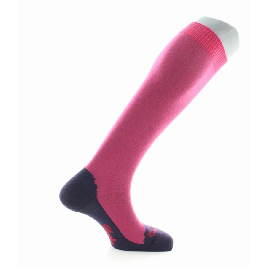 Homme BERTHE AUX GRANDS PIEDS Chaussettes Hautes | Chaussettes Hautes Cachemire Rose