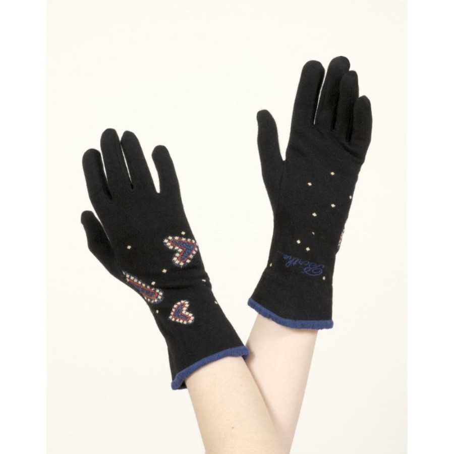 Femme BERTHE AUX GRANDS PIEDS Gants | Gants Femme Coton Coeur